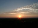 釧路湿原の夕日